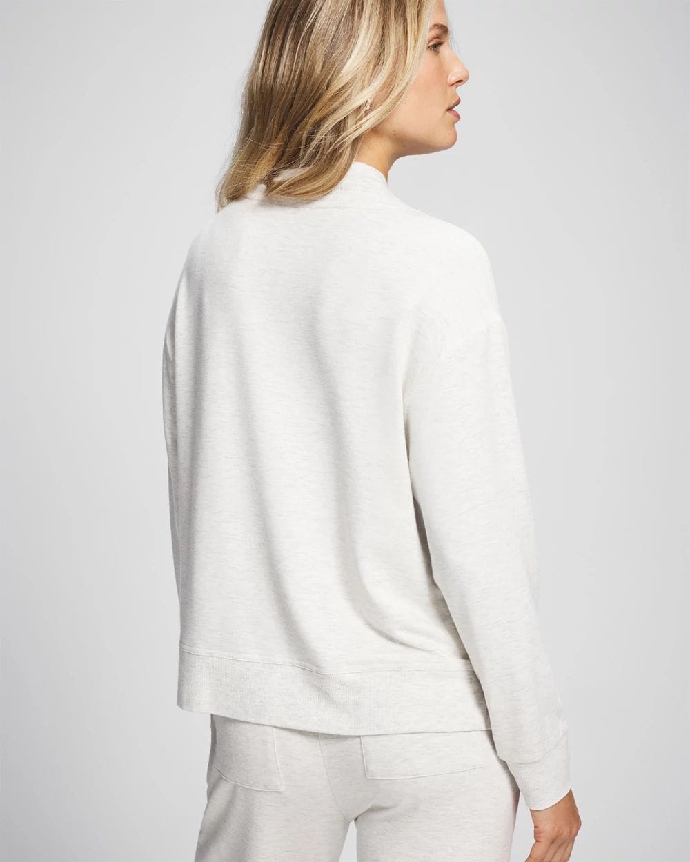 Ultrasoft Fleece Quarter Zip Sweatshirt | Soma